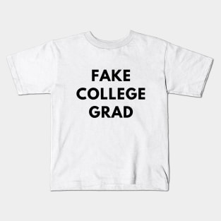 Fake College Grad Kids T-Shirt